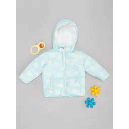 Pantaloons Baby Girls Blue Polyester Printed Jacket-picture-10