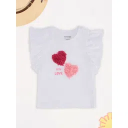 Pantaloons Baby Girls Floral Drop-Shoulder Sleeves T-shirt-picture-23