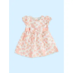 Pantaloons Baby Girls Floral Printed Bow Cotton Dress-picture-47