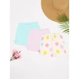 Pantaloons Baby Girls Multicoloured Shorts - Pack of 3-picture-28