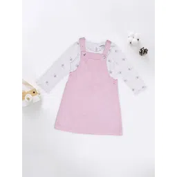 Pantaloons Baby Girls Shoulder Straps Cotton Pinafore Dress-picture-10
