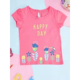 Pantaloons Baby Girls Typography Printed Cotton  T-shirt-picture-16