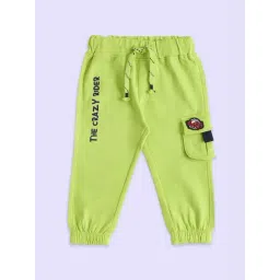 Pantaloons Baby Green Cotton Printed Trackpants-picture-24