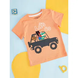 Pantaloons Baby Infant Boys Graphic Printed Casual Cotton T-shirt-picture-39