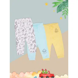 Pantaloons Baby Infant Boys Pack of 3 Animal Printed Joggers-picture-25