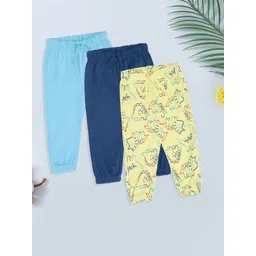 Pantaloons Baby Infant Boys Pack Of 3 Printed Pure Cotton Mid-Rise Joggers-picture-23