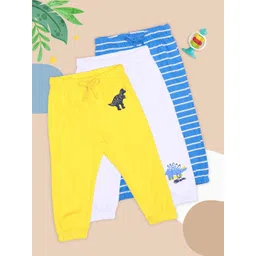 Pantaloons Baby Infant Boys Pack of 3 Striped Mid-Rise Joggers-picture-19