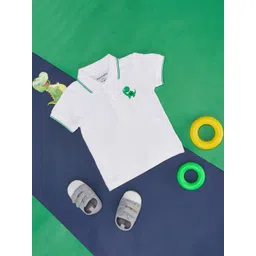 Pantaloons Baby Infant Boys Polo Collar Cotton T-shirt-picture-42
