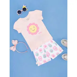Pantaloons Baby Infants Girls Printed Pure Cotton T-shirt with Shorts-picture-15