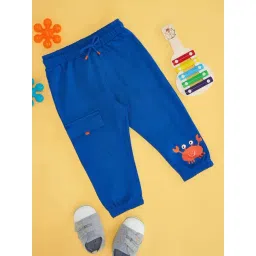 Pantaloons Baby Kids Classic Blue Cotton Regular Fit Trouser-picture-36