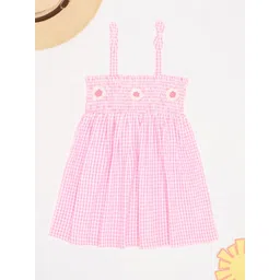 Pantaloons Baby Kids-Girls Checked A-Line Dress-picture-24