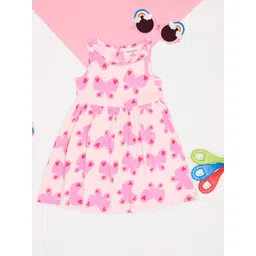 Pantaloons Baby Kids Graphic Print Fit & Flare Dress-picture-42