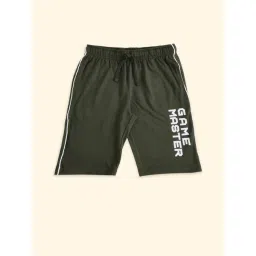 Pantaloons Baby Kids Olive Cotton Printed Shorts-picture-17