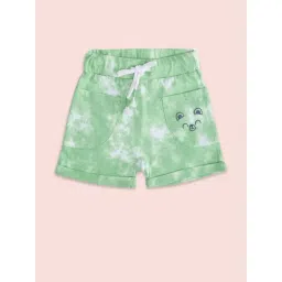 Pantaloons Baby Mint Green Cotton Over Dyed Shorts-picture-38