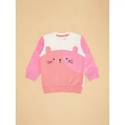 Pantaloons Baby Pink Sweatshirt-picture-29