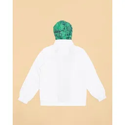 pantaloons junior Boys Graphic Print Hooded Jacket image 3