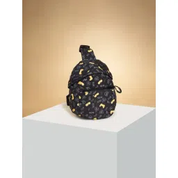 Pantaloons Junior Black Printed Medium Backpack-picture-10