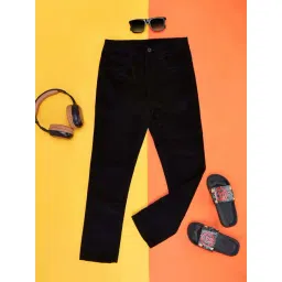 Pantaloons Junior Black Regular Fit Trousers-picture-47