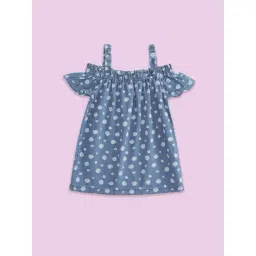 Pantaloons Junior Blue Cotton Printed Top-picture-13