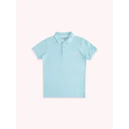 Pantaloons Junior Blue Cotton Regular Fit Polo T-Shirt-picture-39