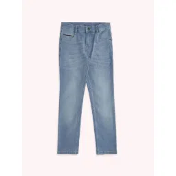 Pantaloons Junior Blue Cotton Tapered Fit Jeans-picture-27