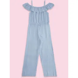 Pantaloons Junior Blue Striped Jumpsuit-picture-32