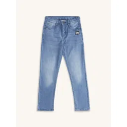 Pantaloons Junior Blue Tapered Fit Jeans-picture-36