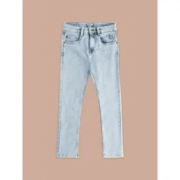 Pantaloons Junior Blue Tapered Fit Jeans-picture-39