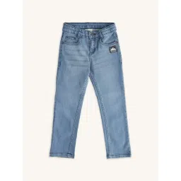 Pantaloons Junior Blue Tapered Fit Jeans-picture-37