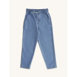 Pantaloons Junior Blue Tapered Fit Jeans-picture-34
