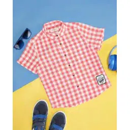 pantaloons junior Boy Regular Fit Checked Shirt-picture-12