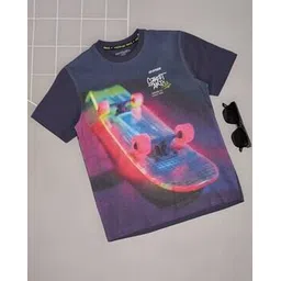 pantaloons junior Boy Regular Fit Round-Neck T-Shirt-picture-15