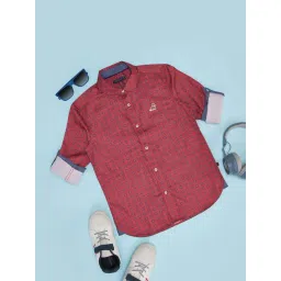 Pantaloons Junior Boys American Beauty Cotton Printed Full Sleeves Shirts-picture-32