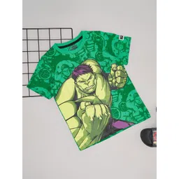 Pantaloons Junior Boys Avengers Applique T-shirt-picture-16