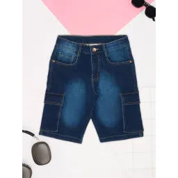 Pantaloons Junior Boys Blue Shorts-image-20