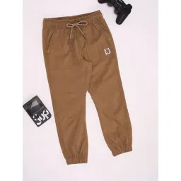 Pantaloons Junior Boys Brown Joggers-picture-11