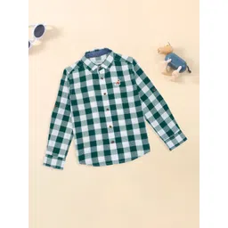 Pantaloons Junior Boys Buffalo Checks Checked Casual Shirt-picture-40