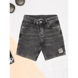 Pantaloons Junior Boys Charcoal Shorts-picture-34