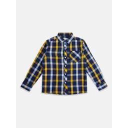 Pantaloons Junior Boys Checked Cotton Casual Shirt-picture-28