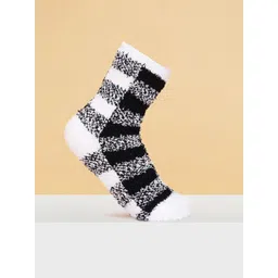 Pantaloons Junior Boys Checked Fuzzy Calf-Length Socks-picture-14