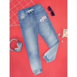 Pantaloons Junior Boys Clean Look Heavy Fade Stretchable Jeans-picture-37