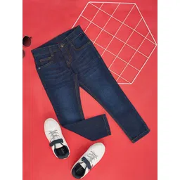 Pantaloons Junior Boys Clean Look Light Fade Stretchable Jeans-picture-54
