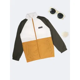 Pantaloons Junior Boys Colourblocked Lightweight Woven Jacket-picture-39