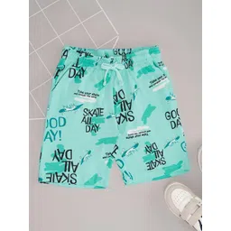 Pantaloons Junior Boys Conversational Printed Pure Cotton Regular Shorts-picture-14