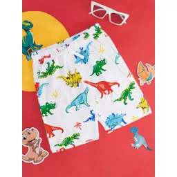 Pantaloons Junior Boys Conversational Printed Pure Cotton Shorts image 1