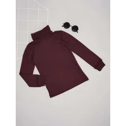 Pantaloons Junior Boys Cordovan Cotton Solid Full Sleeves T-Shirts-picture-17