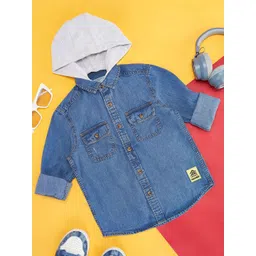 Pantaloons Junior Boys Cotton Casual Shirt-picture-58