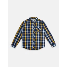 Pantaloons Junior Boys Cotton Checked Casual Shirt-picture-40