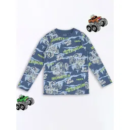 Pantaloons Junior Boys Cotton Printed Regular Fit T-shirt-picture-32