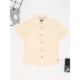 Pantaloons Junior Boys Cream Shirt-image-48